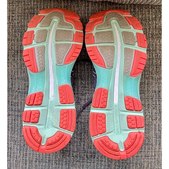 Women's Asics GEL-Flux 3 Running Shoes - Titanium/White/Enamel Blue - Size 9 D - Picture 10 of 11